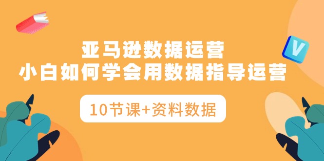 亚马逊数据运营,小白如何学会用数据指导运营(10节课+资料数据)