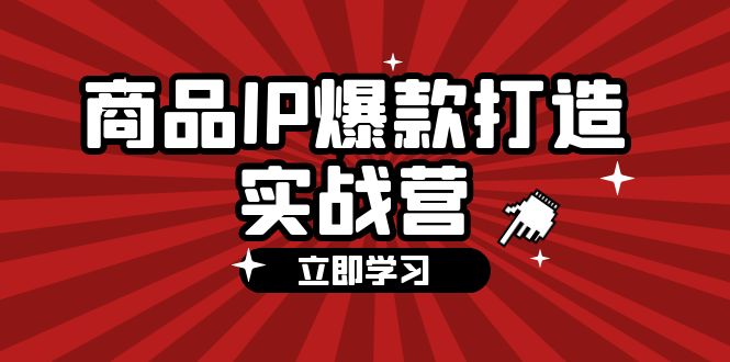 商品-IP爆款打造实战营【第四期】,手把手教你打造商品IP,爆款 不断