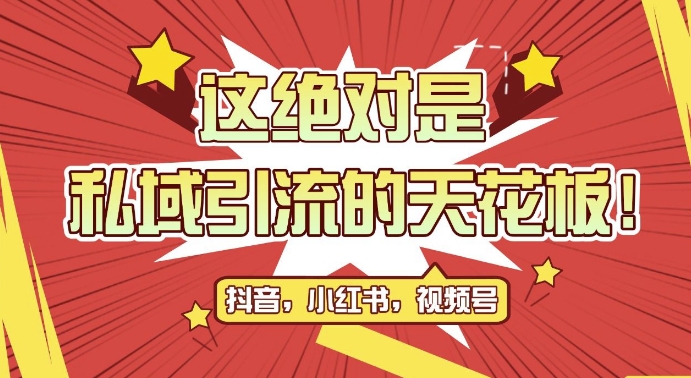 最新首发全平台引流玩法,公域引流私域玩法,轻松获客500+,附引流脚本,克隆截流自热玩法