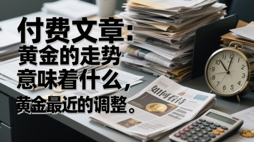 付费文章:黄金的走势意味着什么,如何看待黄金最近的调整 付费文章:黄金的走势意味着什么,如何看待黄金最近的调整