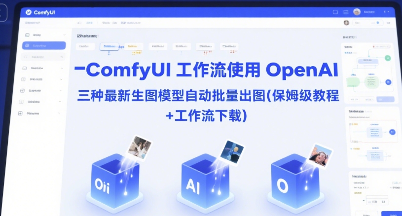 ComfyUI 工作流使用 OpenAI 三种最新生图模型自动批量出图(保姆级教程+工作流下载) ComfyUI 工作流使用 OpenAI 三种最新生图模型自动批量出图(保姆级教程+工作流下载)