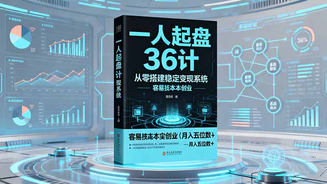 (16409期)一人起盘36计:从零搭建稳定变现系统,实现低成本创业,月入五位数+ (16409期)一人起盘36计:从零搭建稳定变现系统,实现低成本创业,月入五位数+