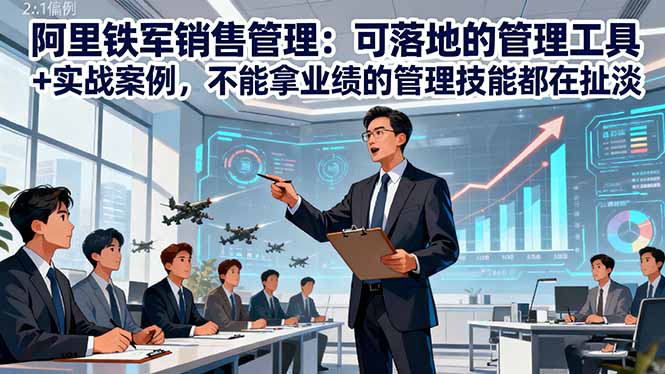 (16436期)阿里铁军销售管理:可落地的管理工具+实战案例,不能拿业绩的管理都在扯淡 (16436期)阿里铁军销售管理:可落地的管理工具+实战案例,不能拿业绩的管理都在扯淡