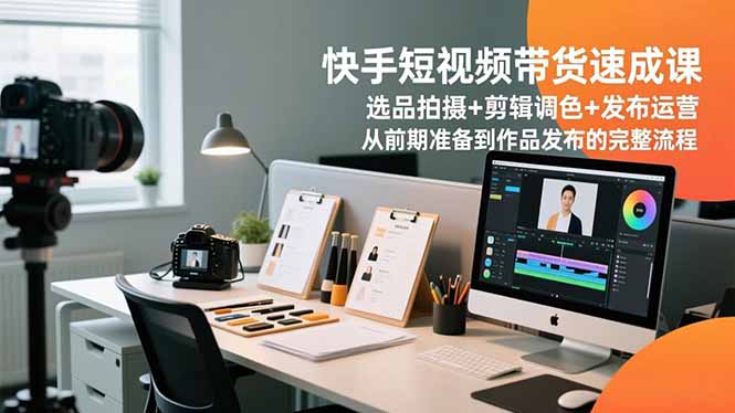 (16752期)快手短视频带货速成课,选品拍摄+剪辑调色+发布运营,从前期准备到作品发布的完整流程 (16752期)快手短视频带货速成课,选品拍摄+剪辑调色+发布运营,从前期准备到作品发布的完整流程