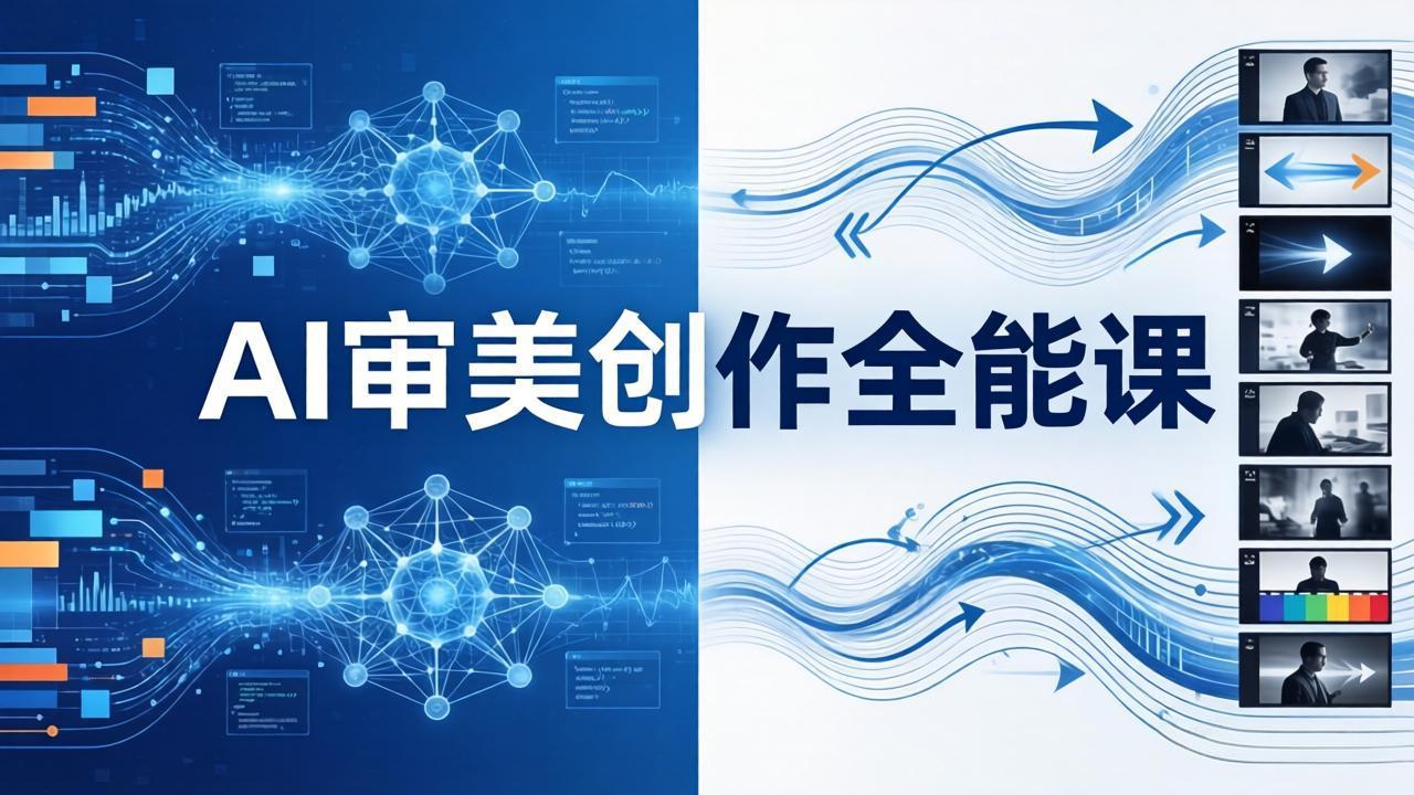 AI审美创作全能课：MJ+Seedance+模型训练+影视分镜+编剧，一站式掌握AI艺术创作