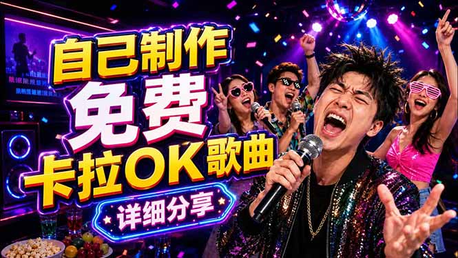免费卡拉OK歌曲制作全攻略：音轨分离字幕制作，零基础快速做出专业K歌视频