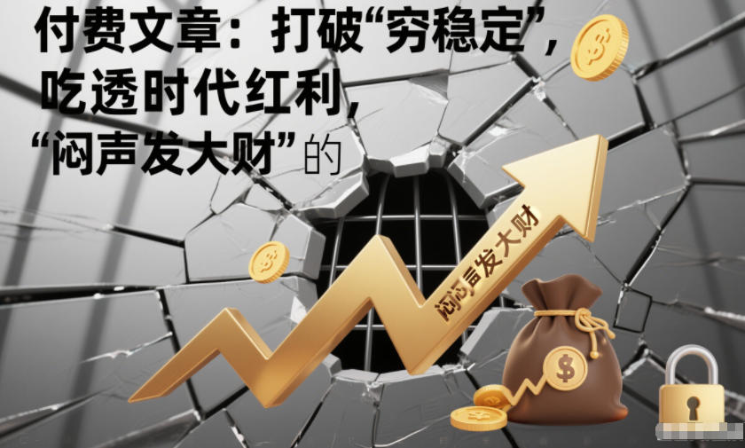 付费文章:打破“穷稳定”,吃透时代红利,“闷声发大财”的终极真谛 付费文章:打破“穷稳定”,吃透时代红利,“闷声发大财”的终极真谛