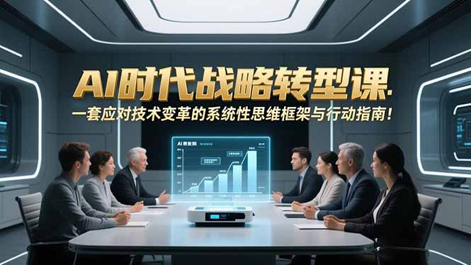 (16990期)AI时代战略转型课:一套应对技术变革的系统性思维框架与行动指南! (16990期)AI时代战略转型课:一套应对技术变革的系统性思维框架与行动指南!