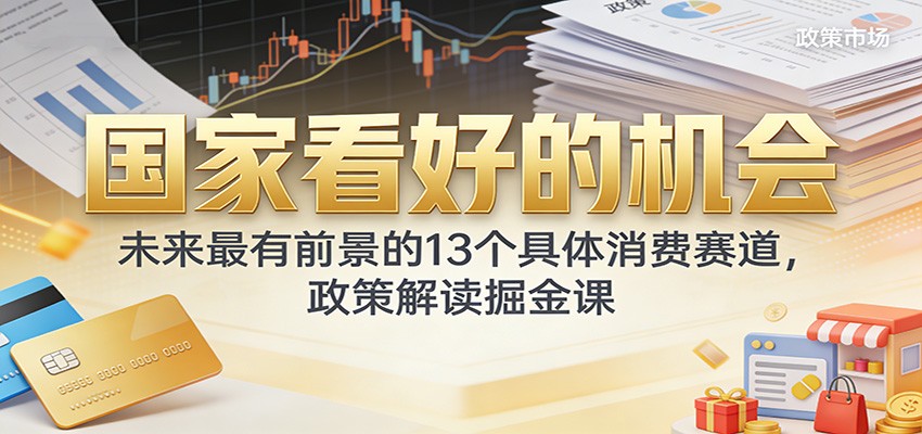 公众号付费文章:国家看好的机会,未来最有前景的13个具体消费赛道,政策解读掘金课 公众号付费文章:国家看好的机会,未来最有前景的13个具体消费赛道,政策解读掘金课