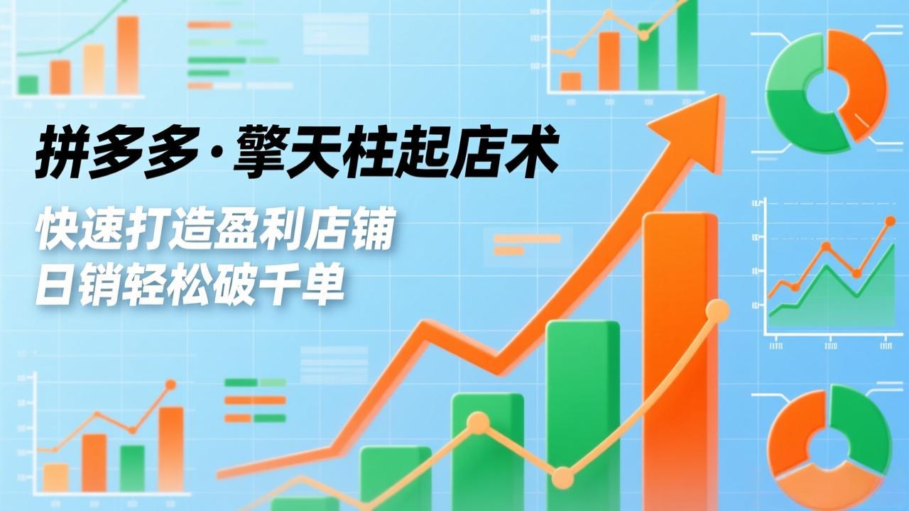 (17149期)拼多多·擎天柱起店术,爆流布局、利润起飞、不断流,快速打造盈利店铺,日销轻松破千单 (17149期)拼多多·擎天柱起店术,爆流布局、利润起飞、不断流,快速打造盈利店铺,日销轻松破千单