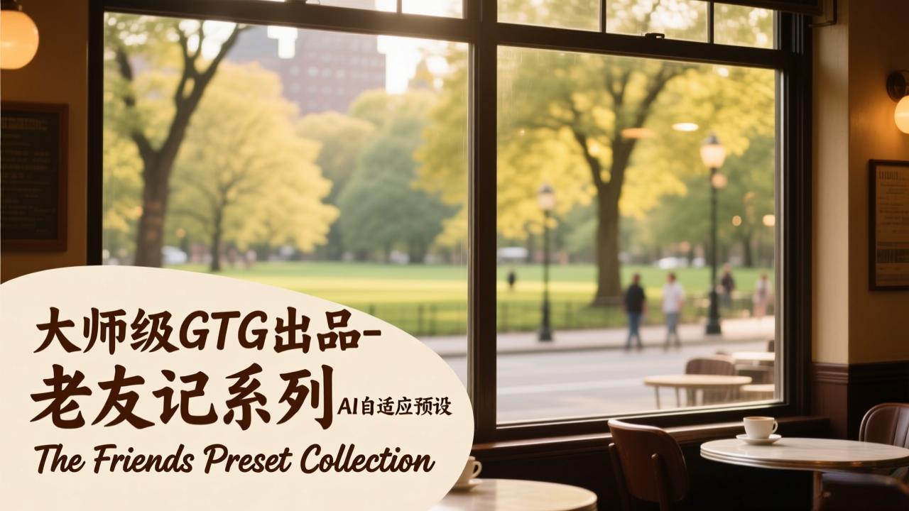 (17403期)大师级GTG出品-老友记系列AI自适应预设The Friends Preset Collection (17403期)大师级GTG出品-老友记系列AI自适应预设The Friends Preset Collection