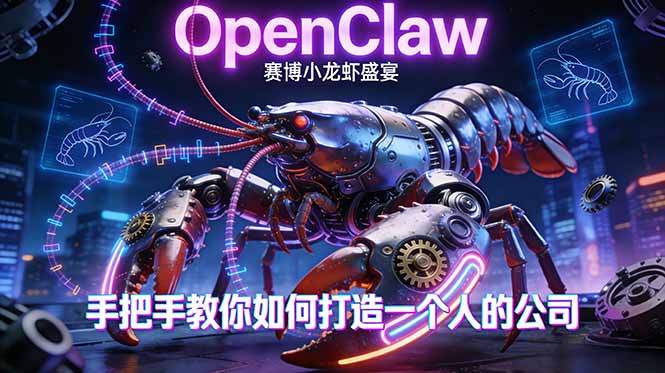 (17684期)OpenClaw,小龙虾-从产品到爆款的成长之路,手把手教你如何打造一个人的公司 (17684期)OpenClaw,小龙虾-从产品到爆款的成长之路,手把手教你如何打造一个人的公司