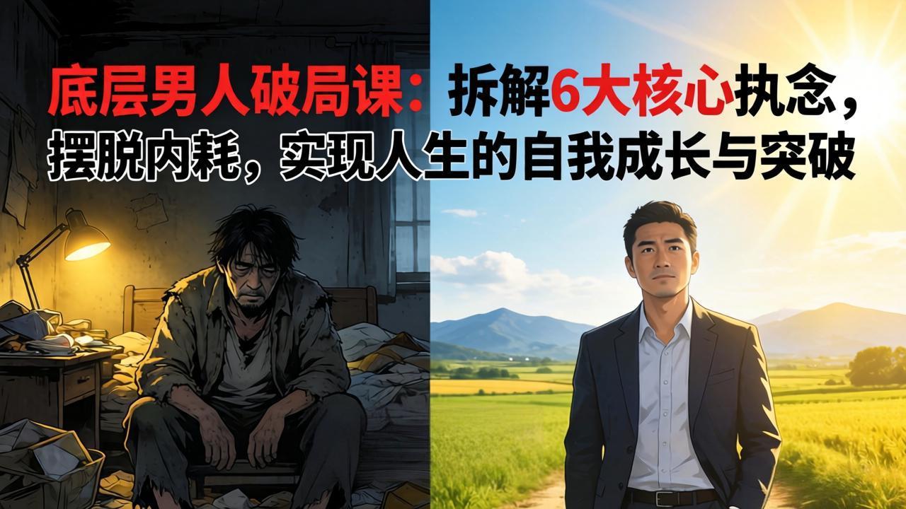 (17747期)付费文章:底层男人破局课:拆解 6 大核心执念,摆脱内耗,实现人生的自我成长与突破 (17747期)付费文章:底层男人破局课:拆解 6 大核心执念,摆脱内耗,实现人生的自我成长与突破