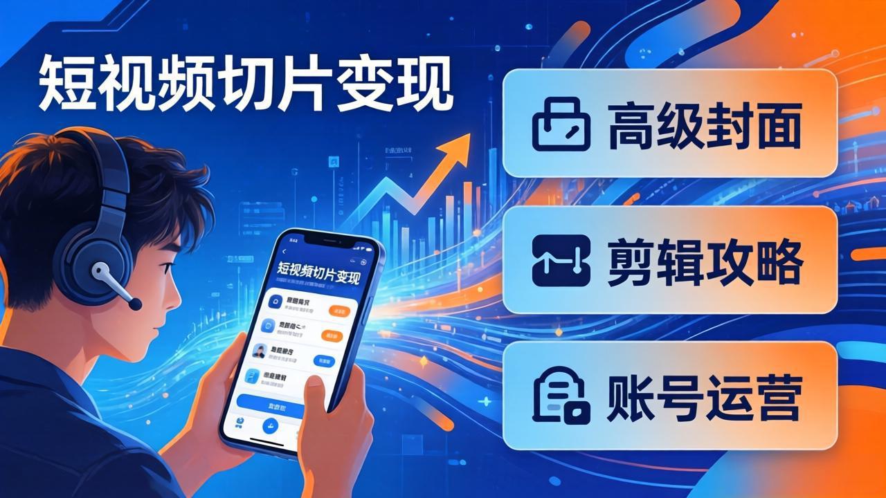(17758期)短视频切片变现速成班2.0:高级封面+剪辑攻略+账号运营,0基础小白快速入局副业 (17758期)短视频切片变现速成班2.0:高级封面+剪辑攻略+账号运营,0基础小白快速入局副业
