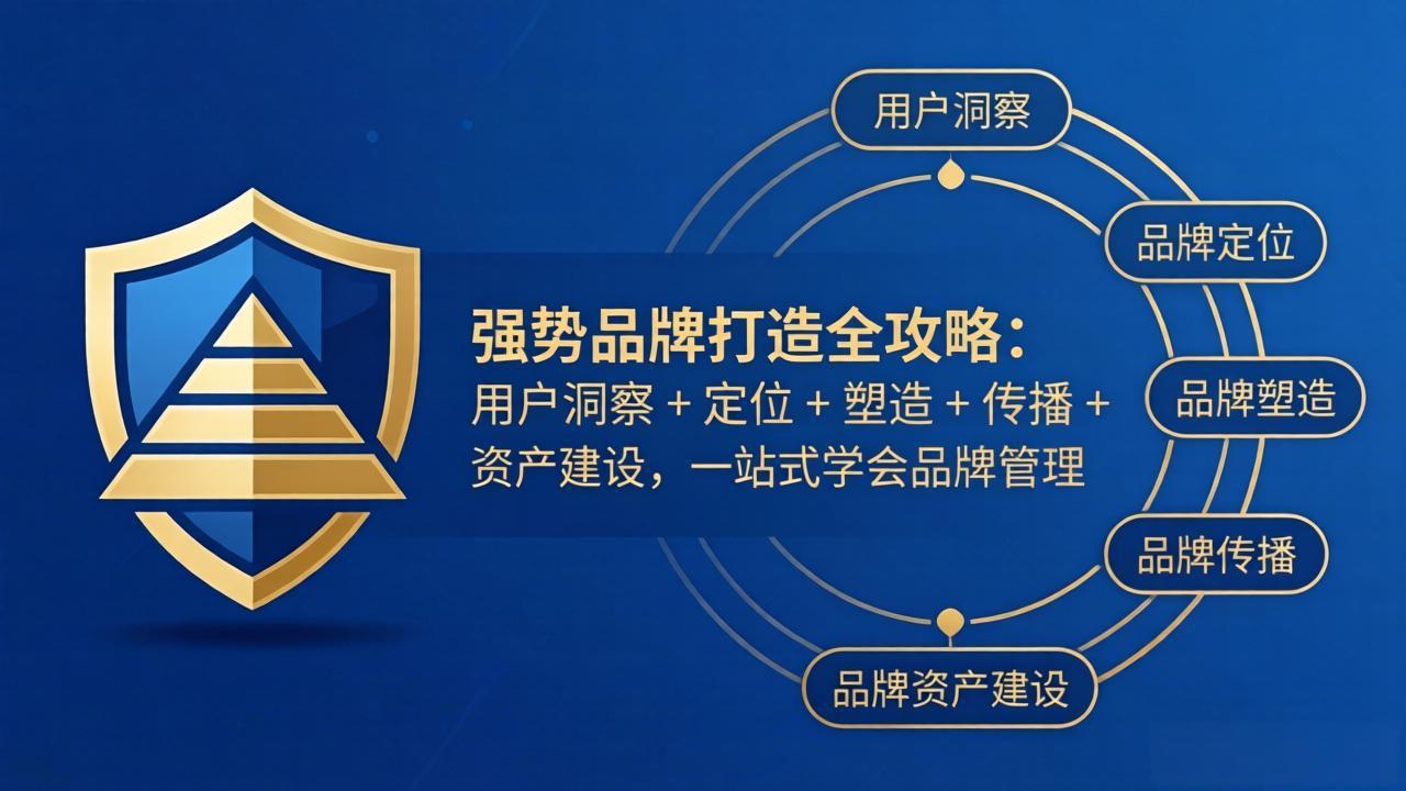 (17889期)强势品牌打造全攻略:用户洞察 + 定位 + 塑造 + 传播 + 资产建设,一站式学会品牌管理 (17889期)强势品牌打造全攻略:用户洞察 + 定位 + 塑造 + 传播 + 资产建设,一站式学会品牌管理