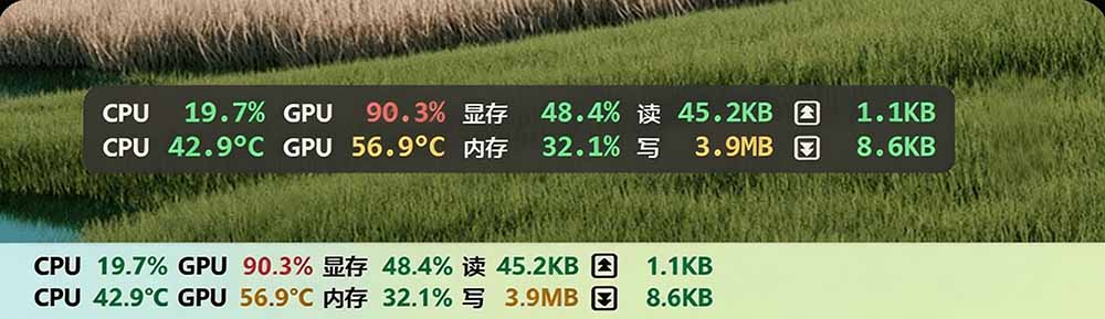 (20245期)Github超过3.3K Stars!电脑桌面硬件监控工具,界面好看又好用,实时CPU/GPU/网速实时显示 LiteMonitor (20245期)Github超过3.3K Stars!电脑桌面硬件监控工具,界面好看又好用,实时CPU/GPU/网速实时显示 LiteMonitor