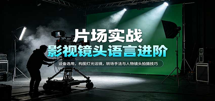 影视镜头语言进阶:设备选用,构图灯光运镜,转场手法与人物镜头拍摄技巧 影视镜头语言进阶:设备选用,构图灯光运镜,转场手法与人物镜头拍摄技巧