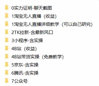 （20918期）我工作室跑通的7个搞钱路子，今天全盘托出，包含部分项目免费教学（淘宝、拉新、小程序、代运营）