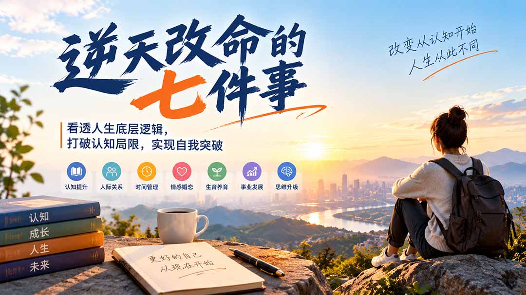 (21022期)付费文章:逆天改命的七件事,看透人生底层逻辑,打破认知局限,实现自我突破 (21022期)付费文章:逆天改命的七件事,看透人生底层逻辑,打破认知局限,实现自我突破